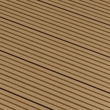 BERGDECK Placă compozită pentru balcon B150, Wild Teak, periat 120 × 15 × 2,5 cm